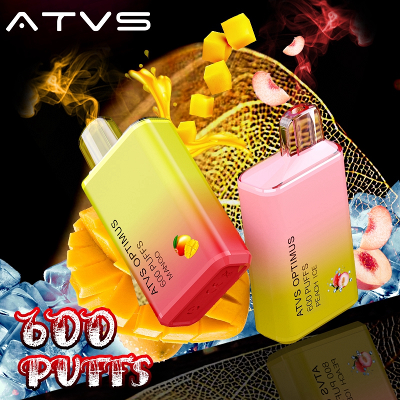 ATVS OPTIMUS Vape Descartável 600 Puffs Manga Vender Vape Barato